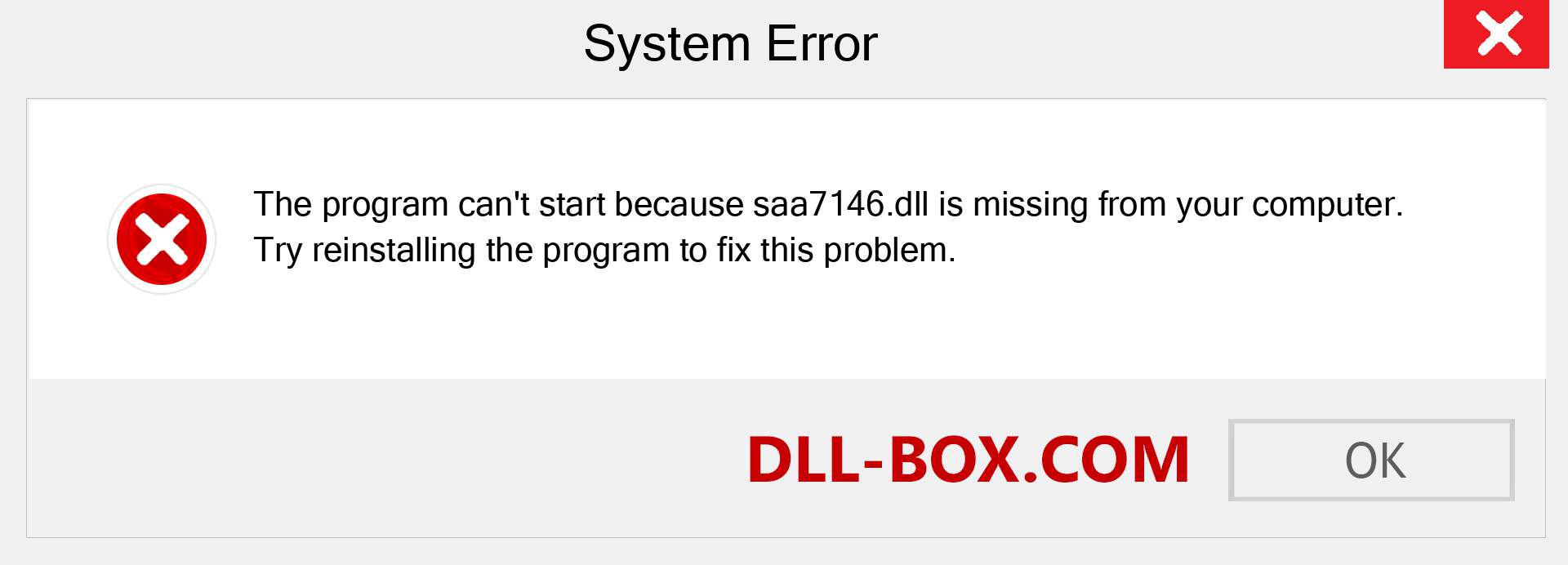  saa7146.dll file is missing?. Download for Windows 7, 8, 10 - Fix  saa7146 dll Missing Error on Windows, photos, images
